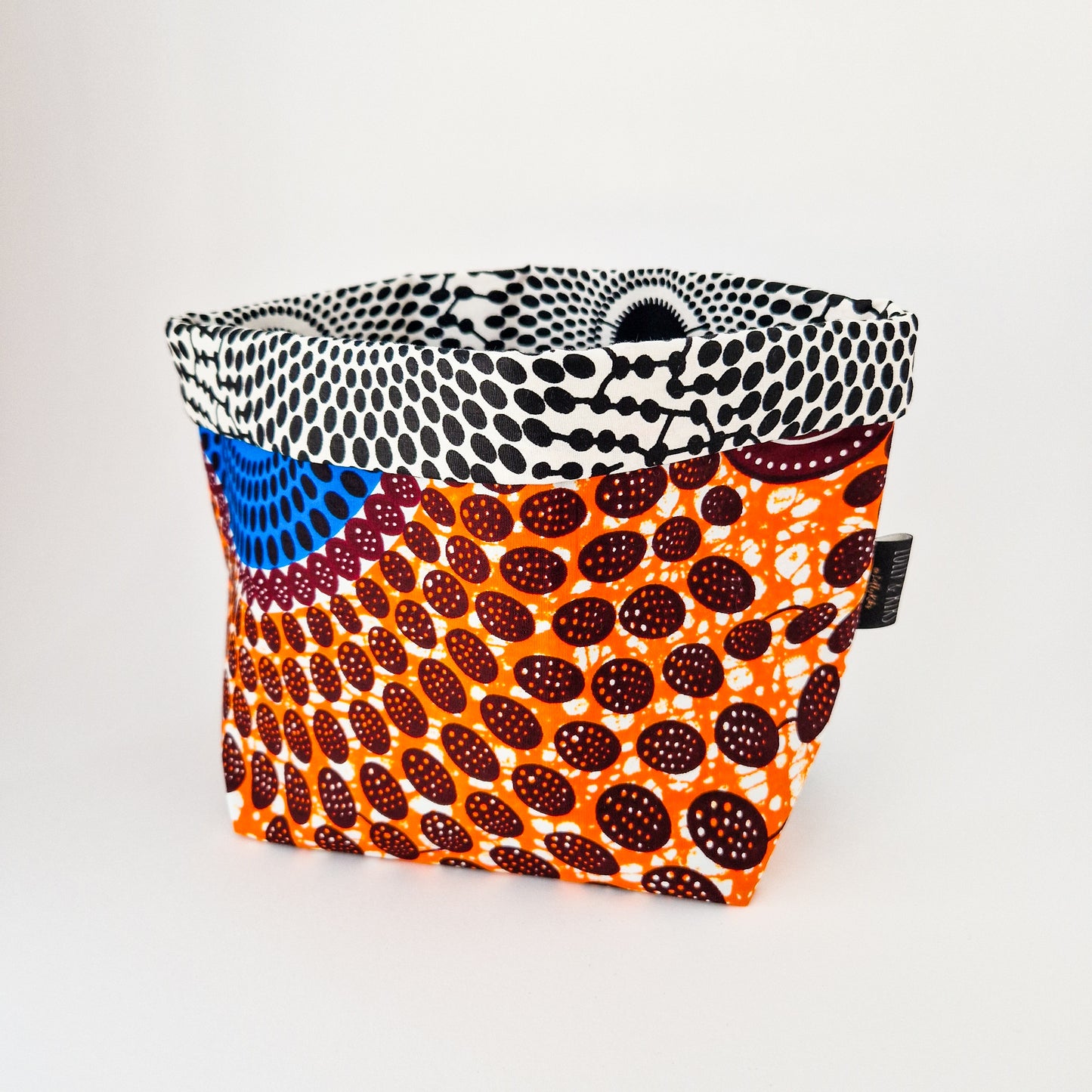 African Print Fabric Basket | Oba Print
