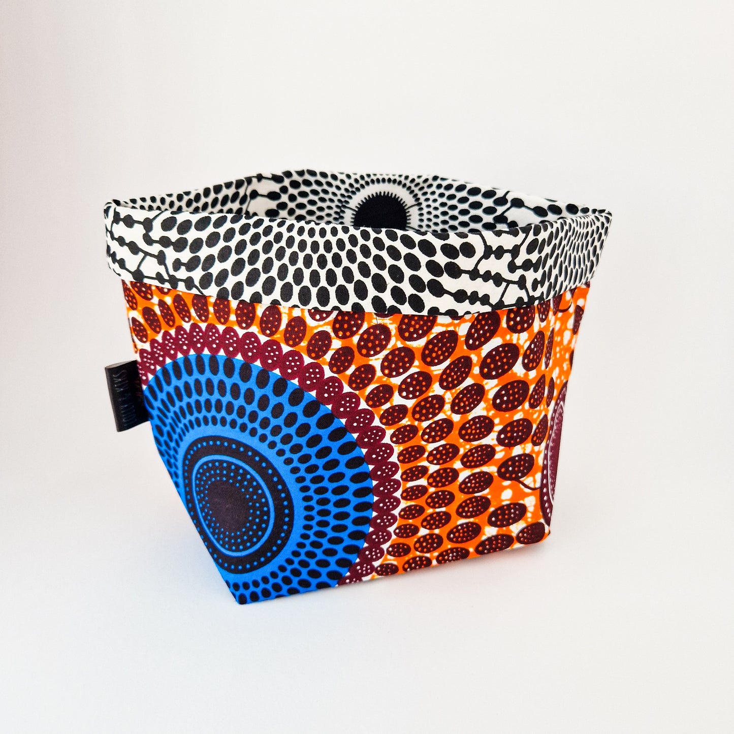 African Print Fabric Basket | Oba Print
