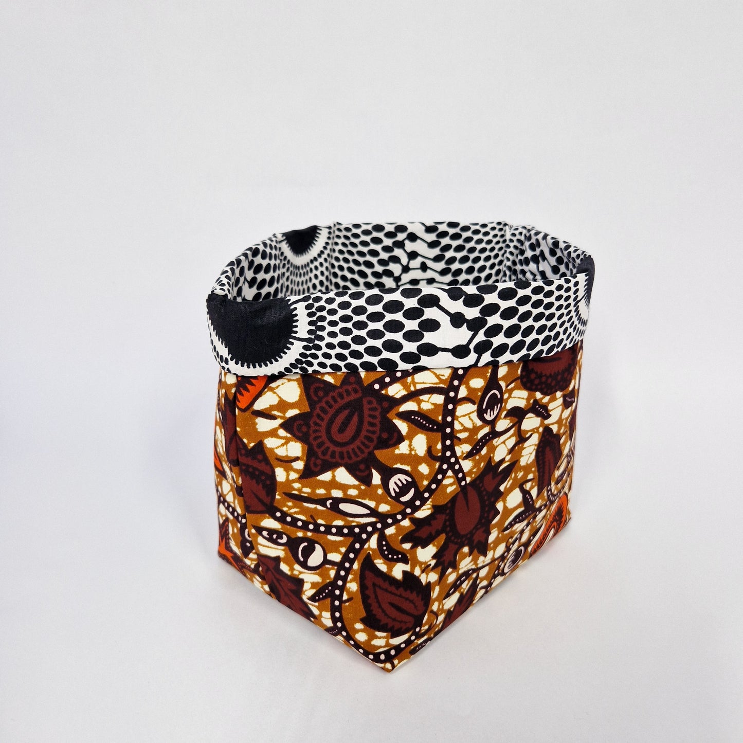 African Print Fabric Basket | Kwesi Print