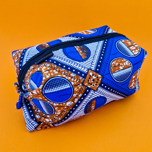 African Print Toiletry Wash Bag | Bolande Print