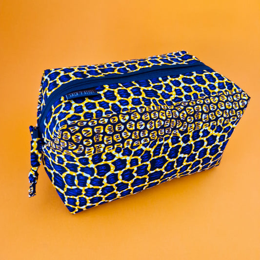 Large African Print Toiletry Wash Bag | Rere Print