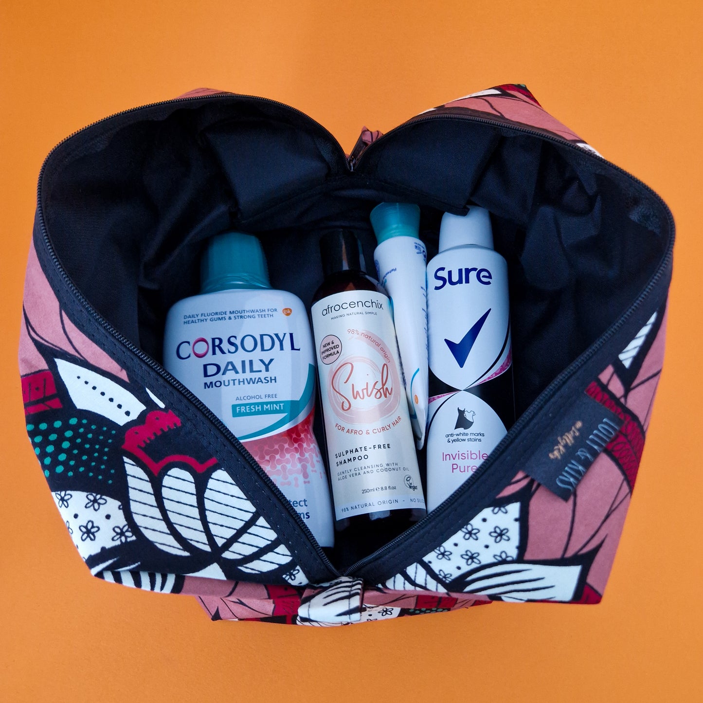 African Print Toiletry Wash Bag | Buki Print
