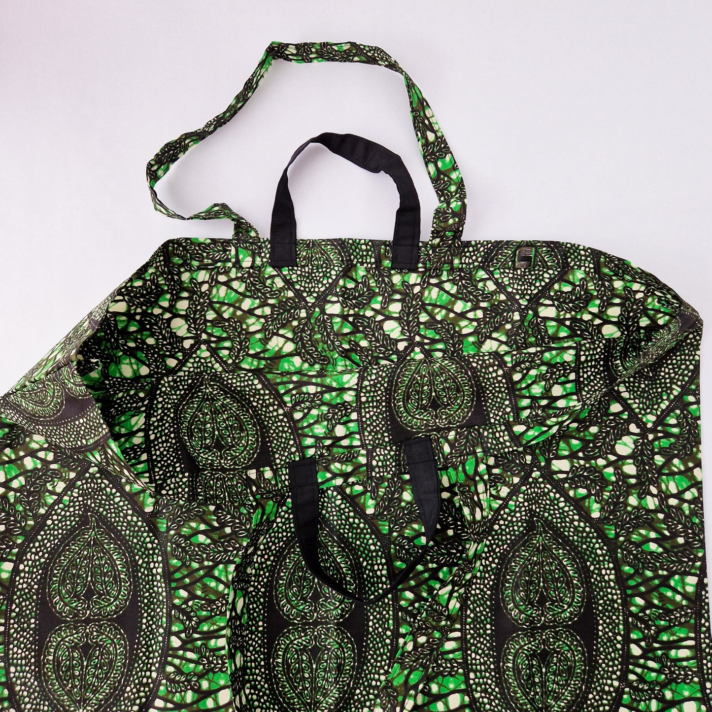 Extra Large African Print Tote Bag | Nkechi Print