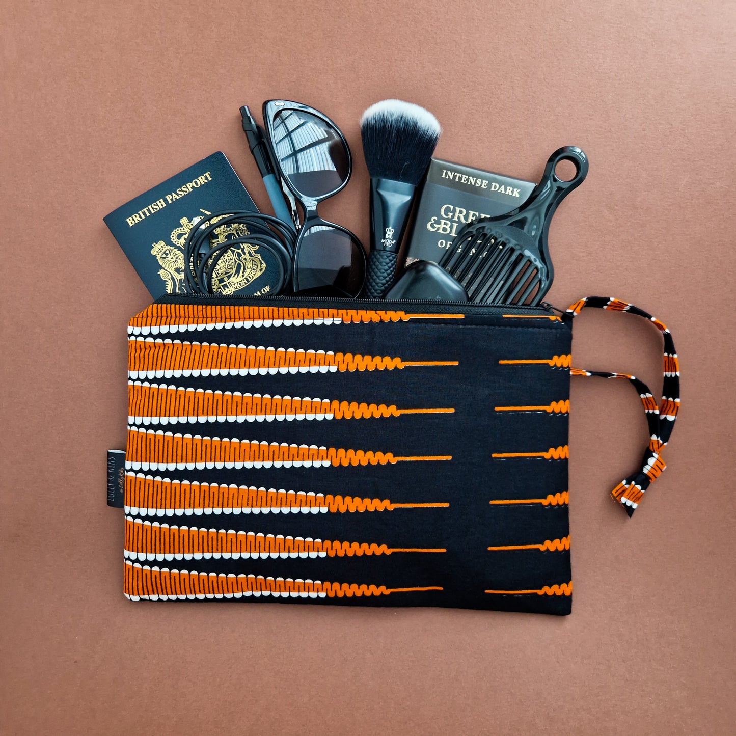 Large Zip Pouch | Doyin Print