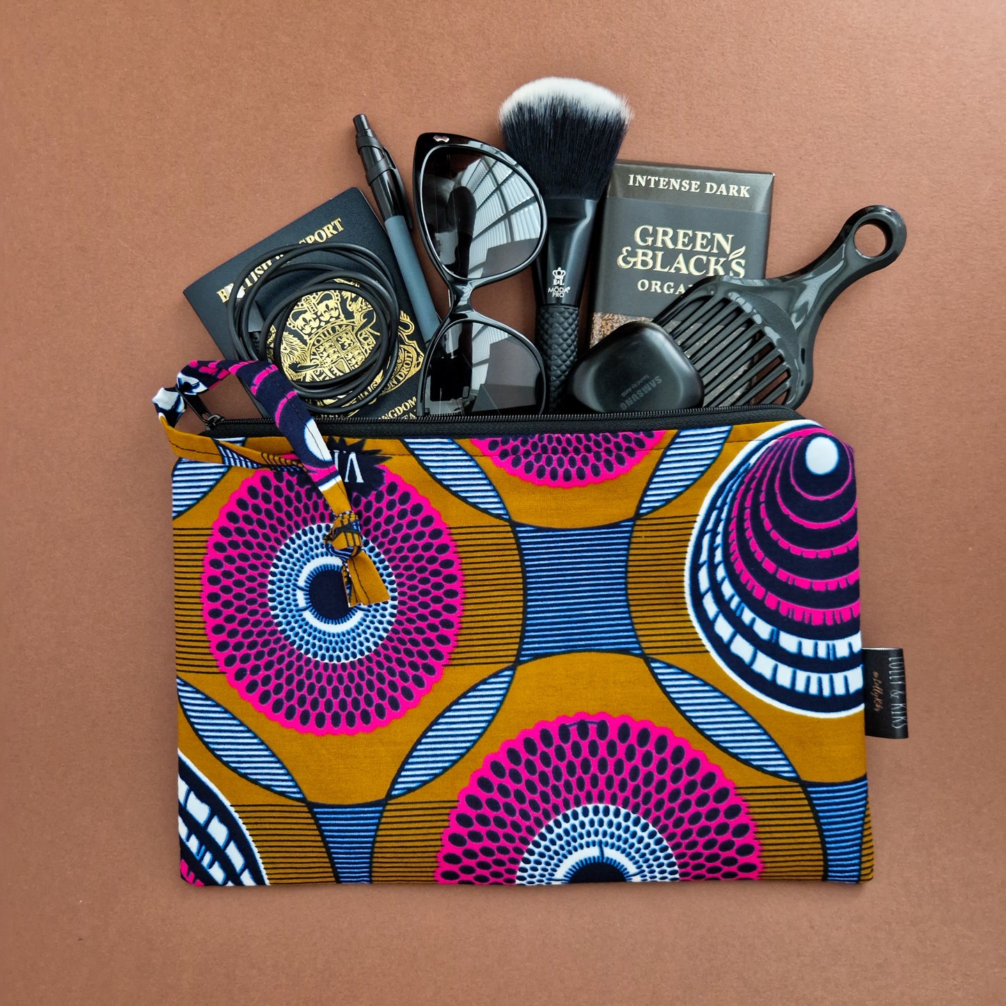 Large Zip Pouch | Bukayo Print