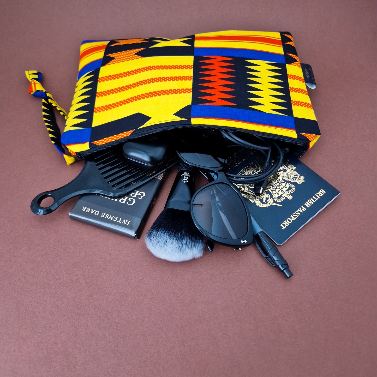 Large Zip Pouch | Kojo Print