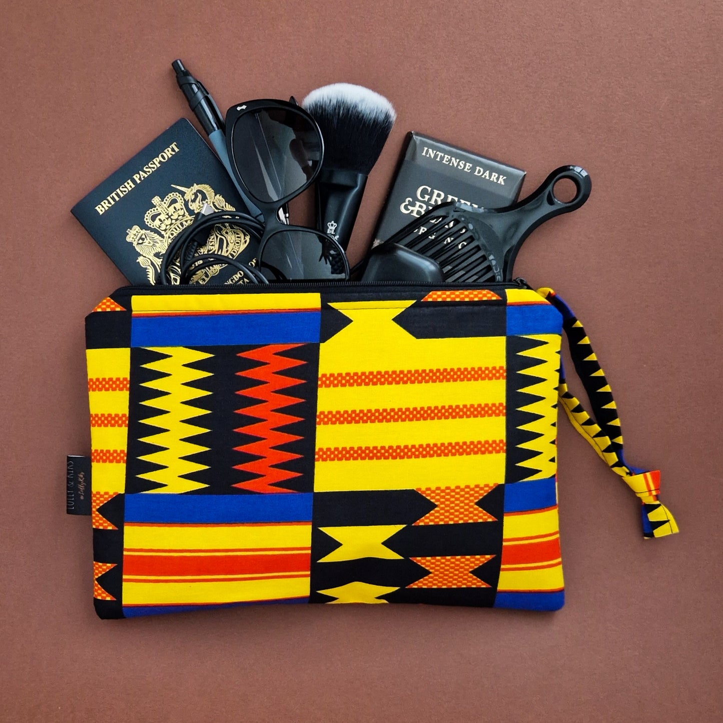 Large Zip Pouch | Kojo Print