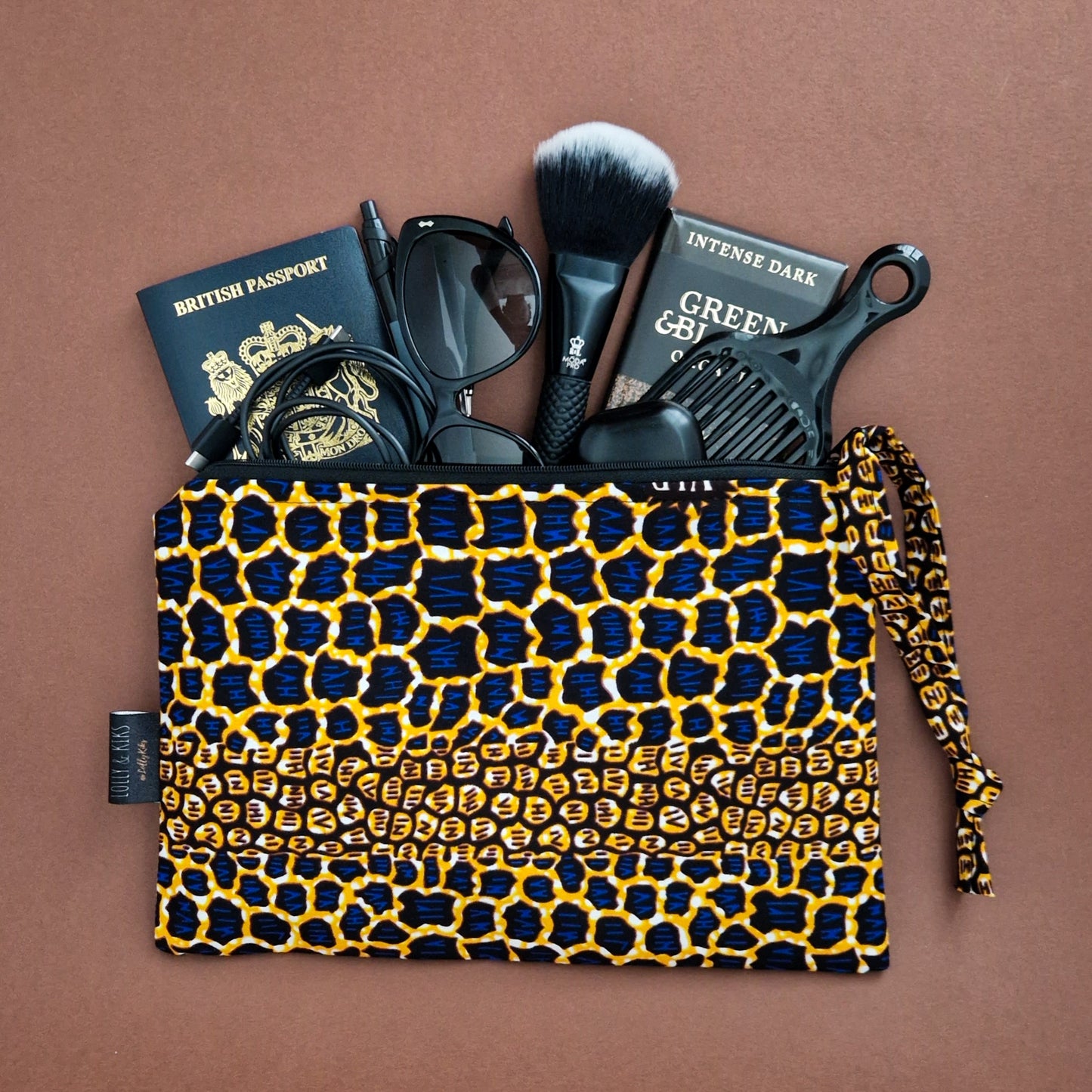 Large Zip Pouch | Rere Print