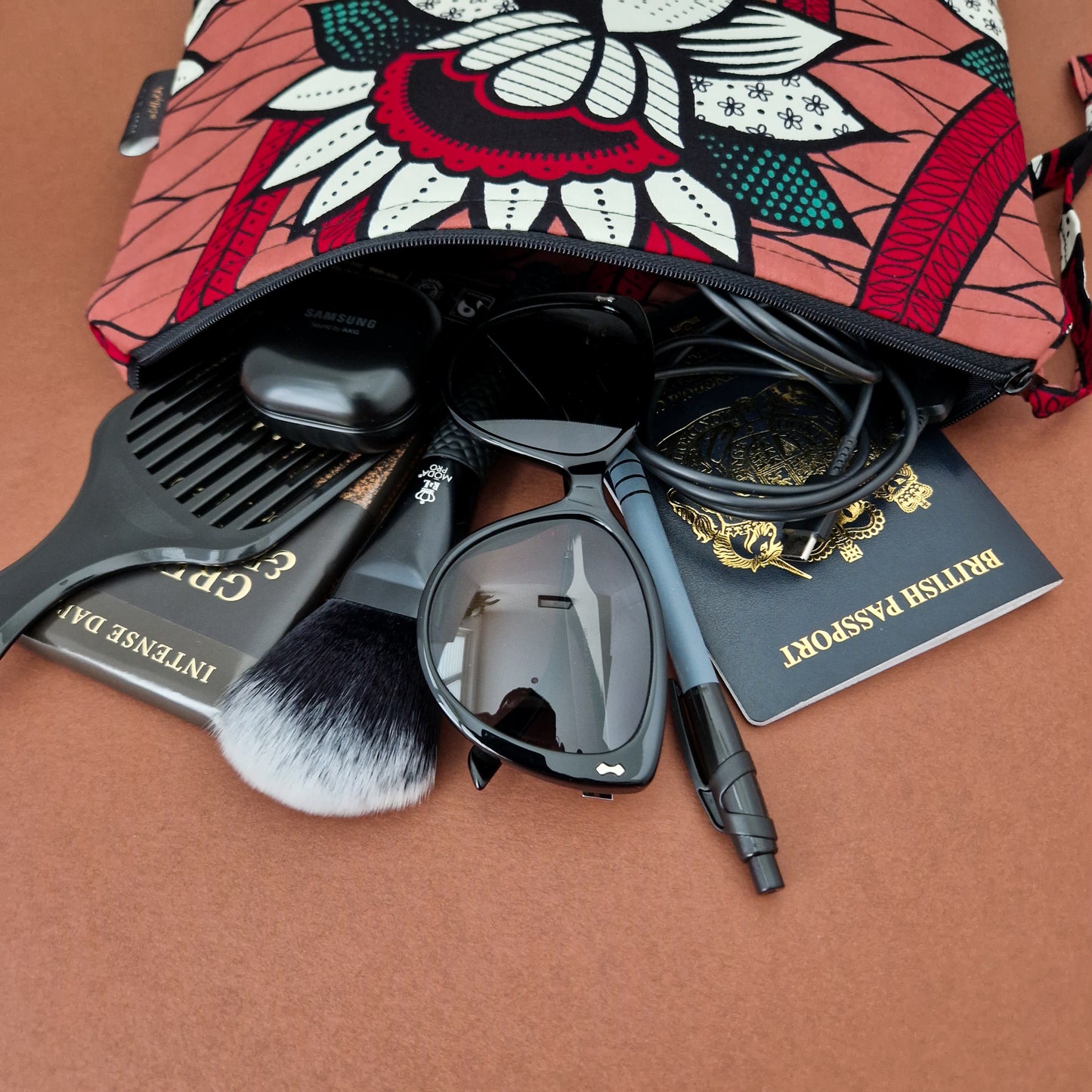 Large Zip Pouch | Buki Print