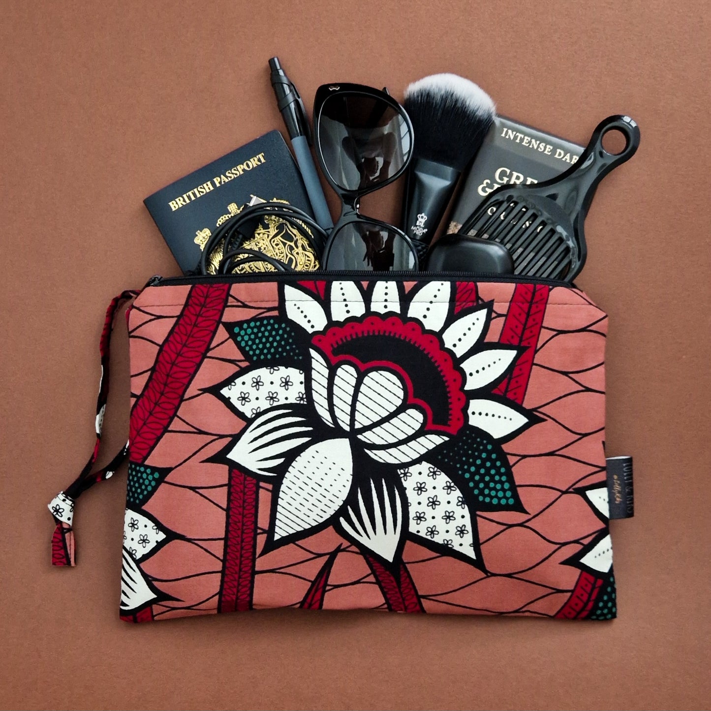 Large Zip Pouch | Buki Print