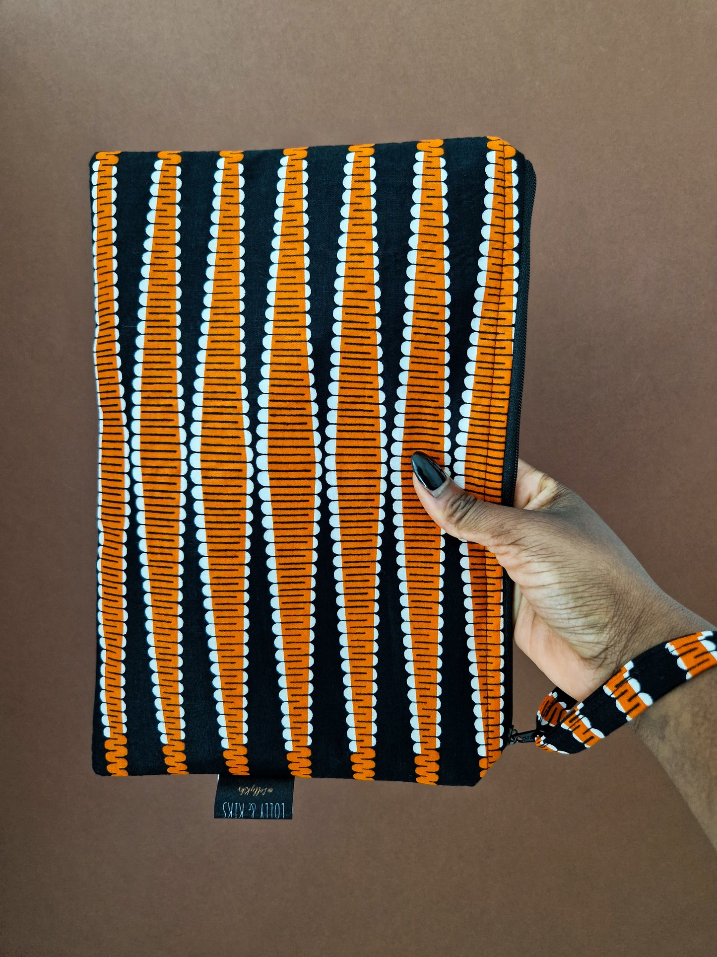 Large African Print Zip Pouch | Doyin Print