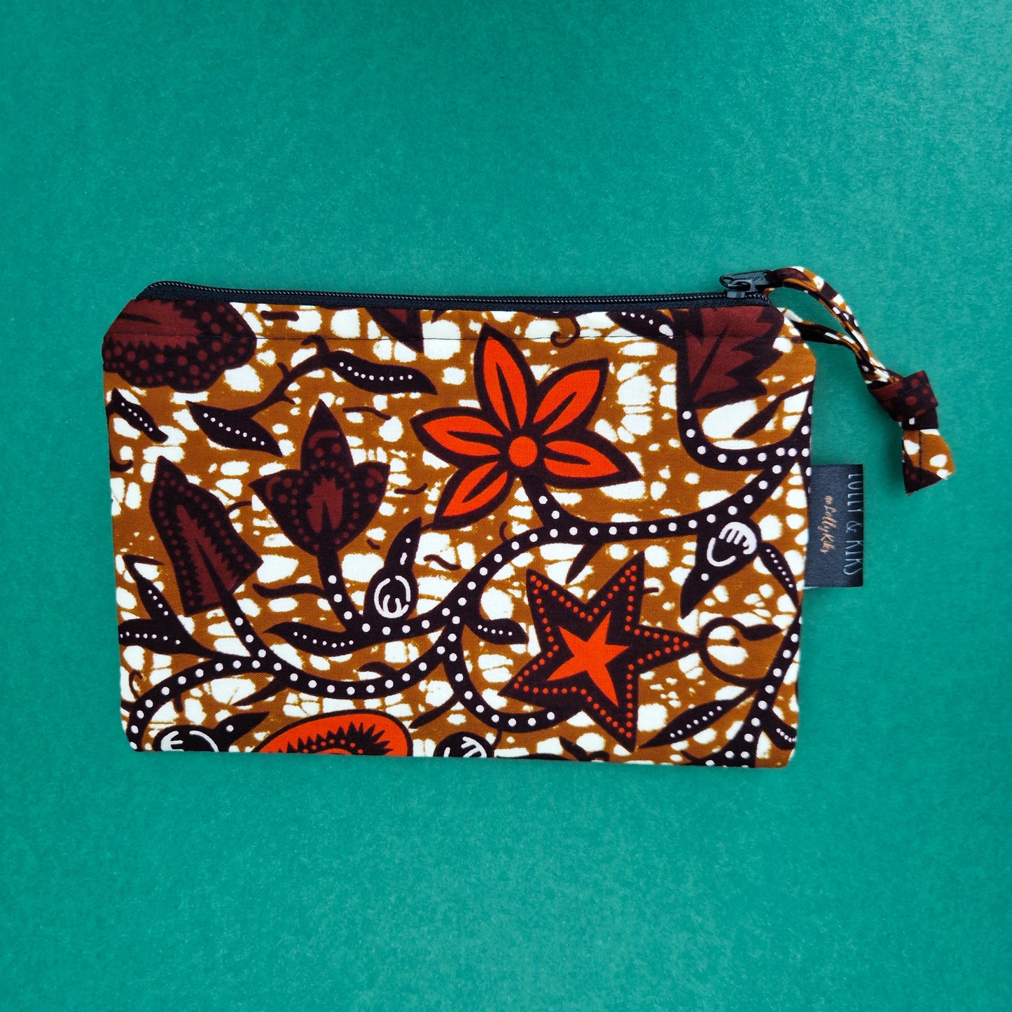 Small Zip Pouch | Kwesi Print