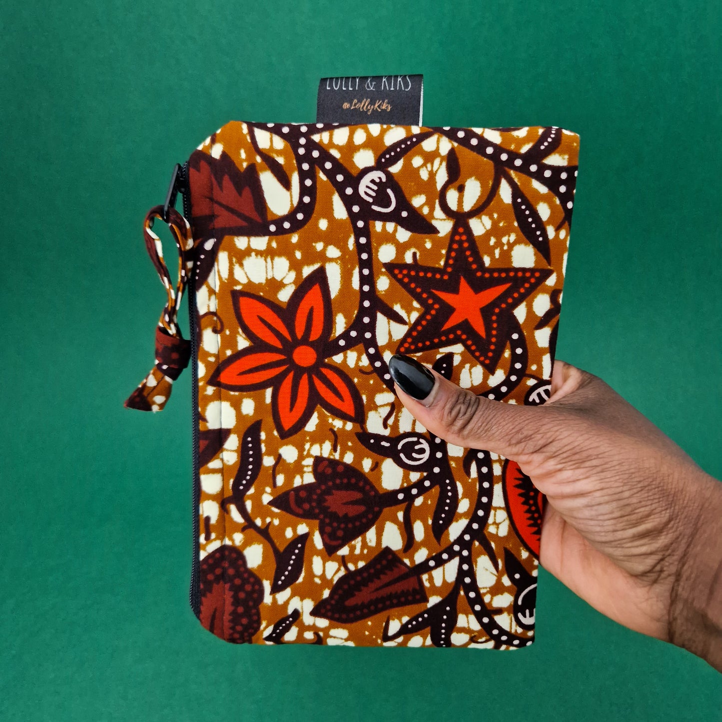 Small Zip Pouch | Kwesi Print