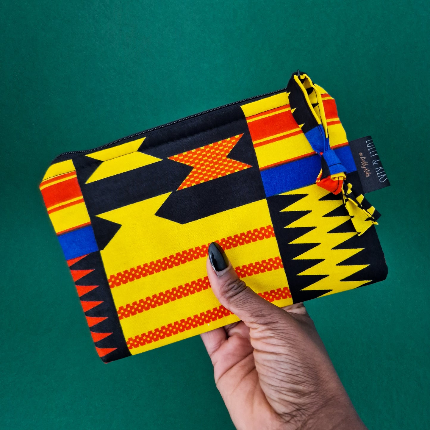 Small Zip Pouch | Kojo Print