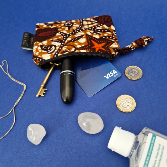 Mini Zip Pouch | Kwesi Print