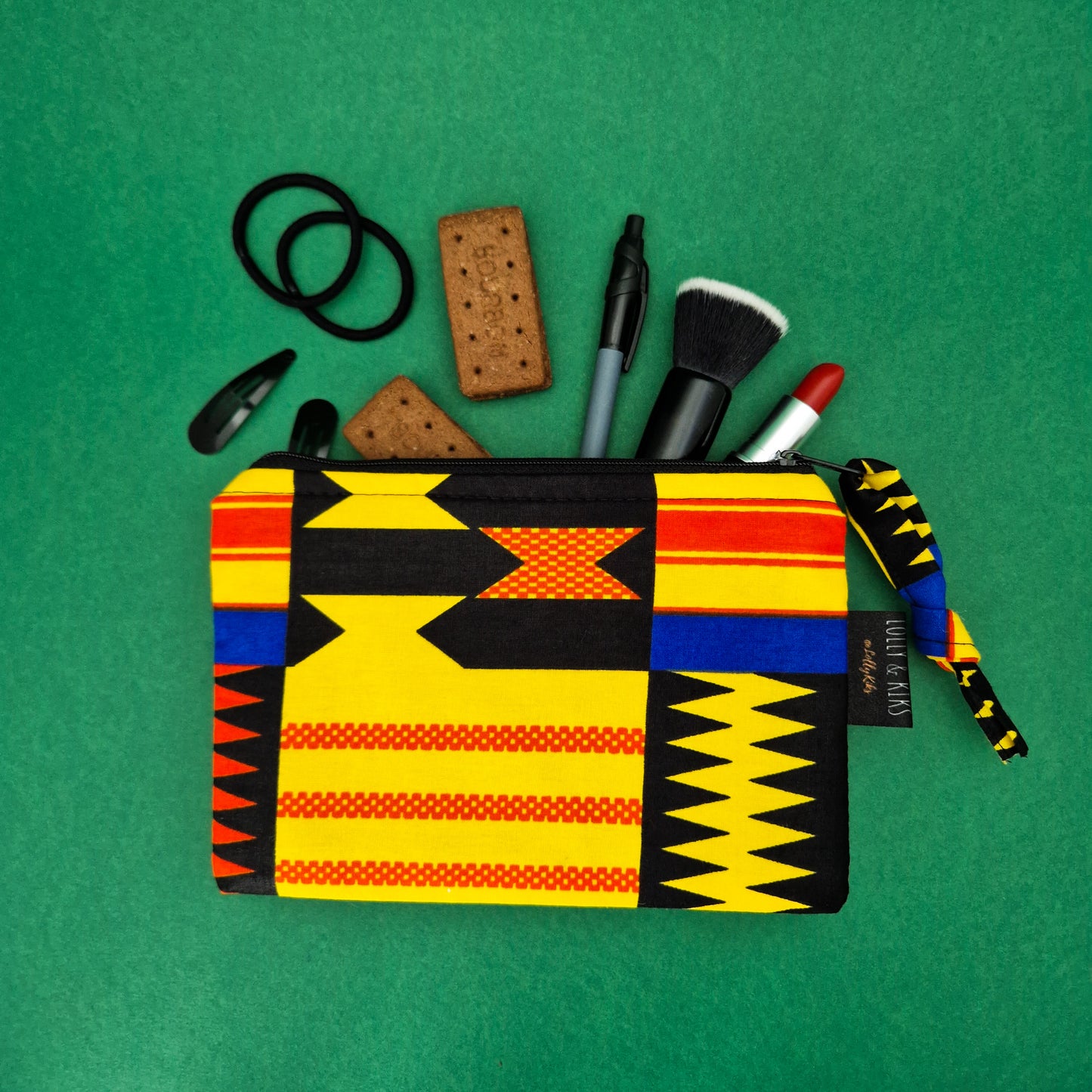 Small Zip Pouch | Kojo Print