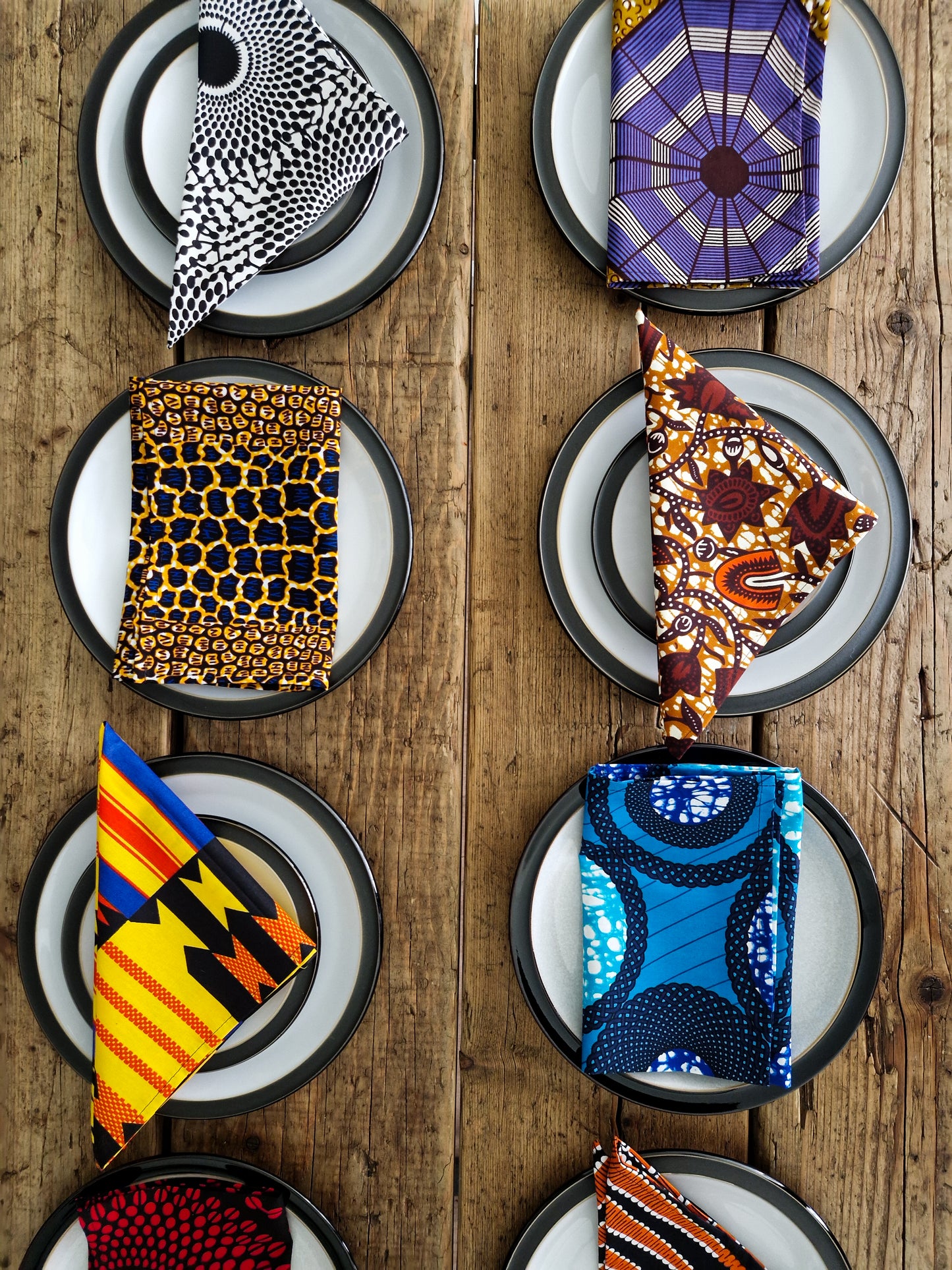 Large African Print Napkin | x1 Bunmi Print