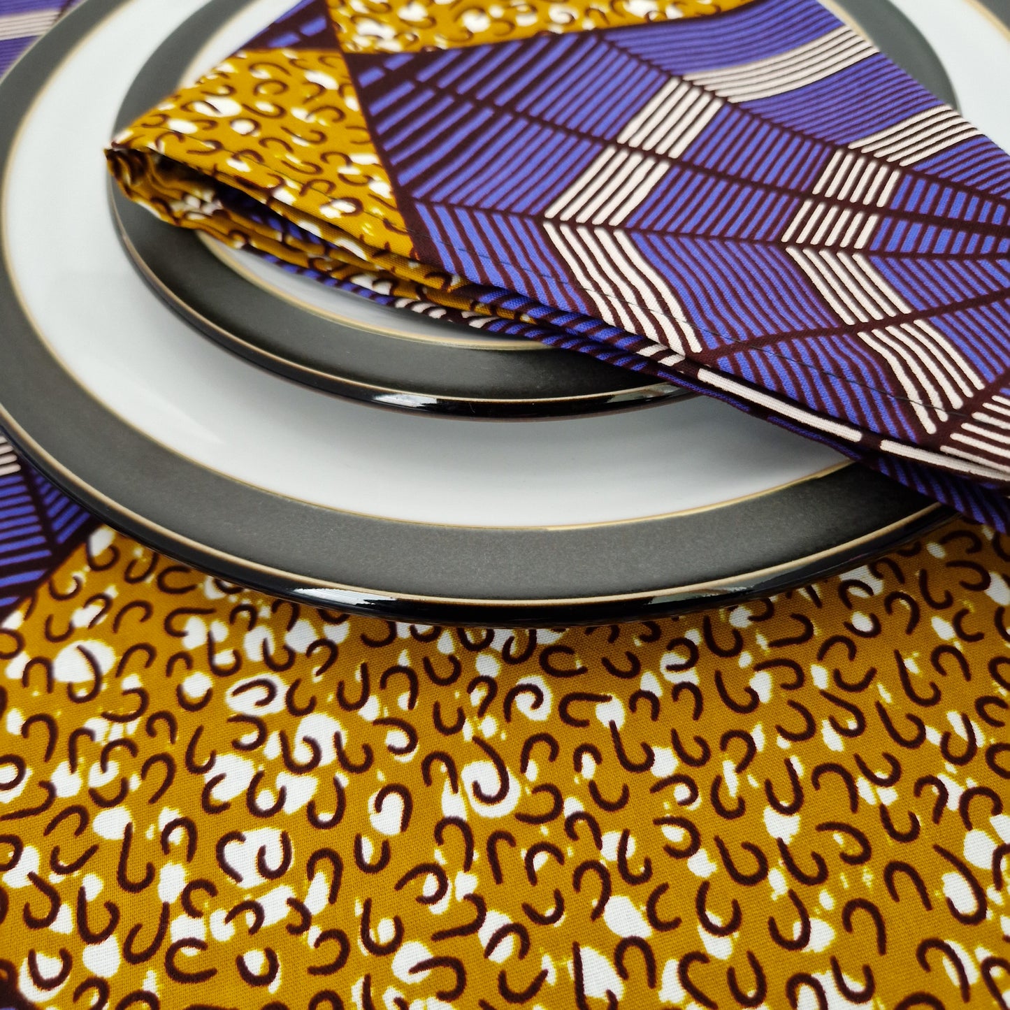 Large African Print Napkin | x1 Bunmi Print