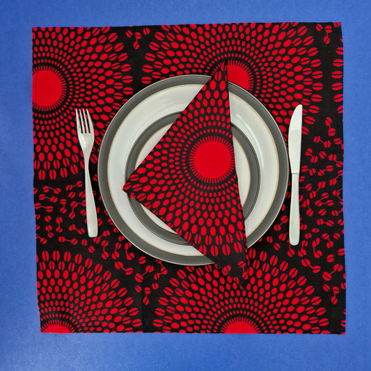 Large African Print Napkin | Shope Print