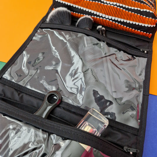 Hanging African Print Wash Bag | Doyin Print
