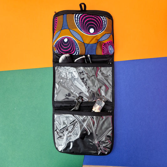 Hanging African Print Wash Bag | Bukayo Print