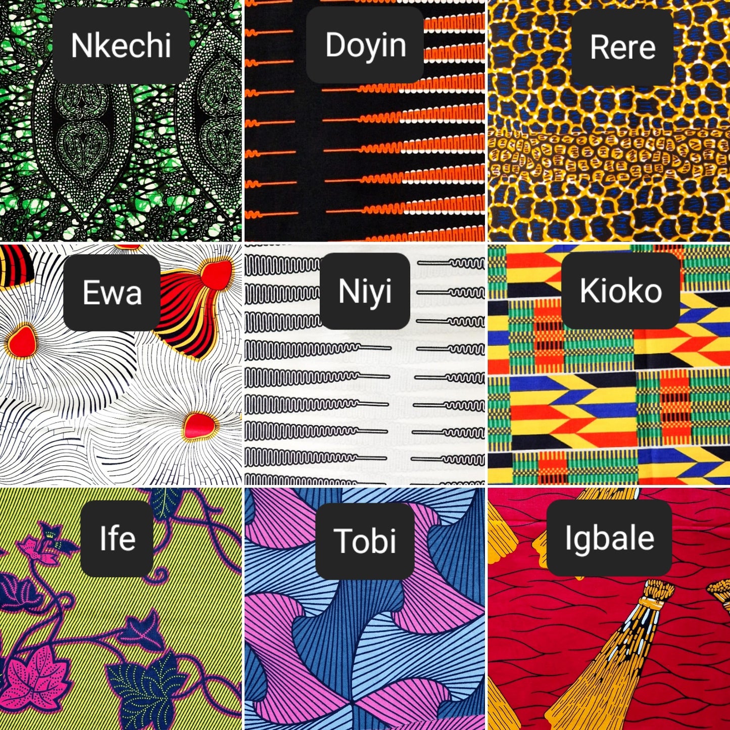 Small African Print Fabric Basket | Choose Your Print