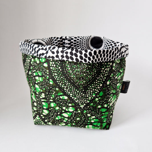 African Print Fabric Basket | Nkechi Print