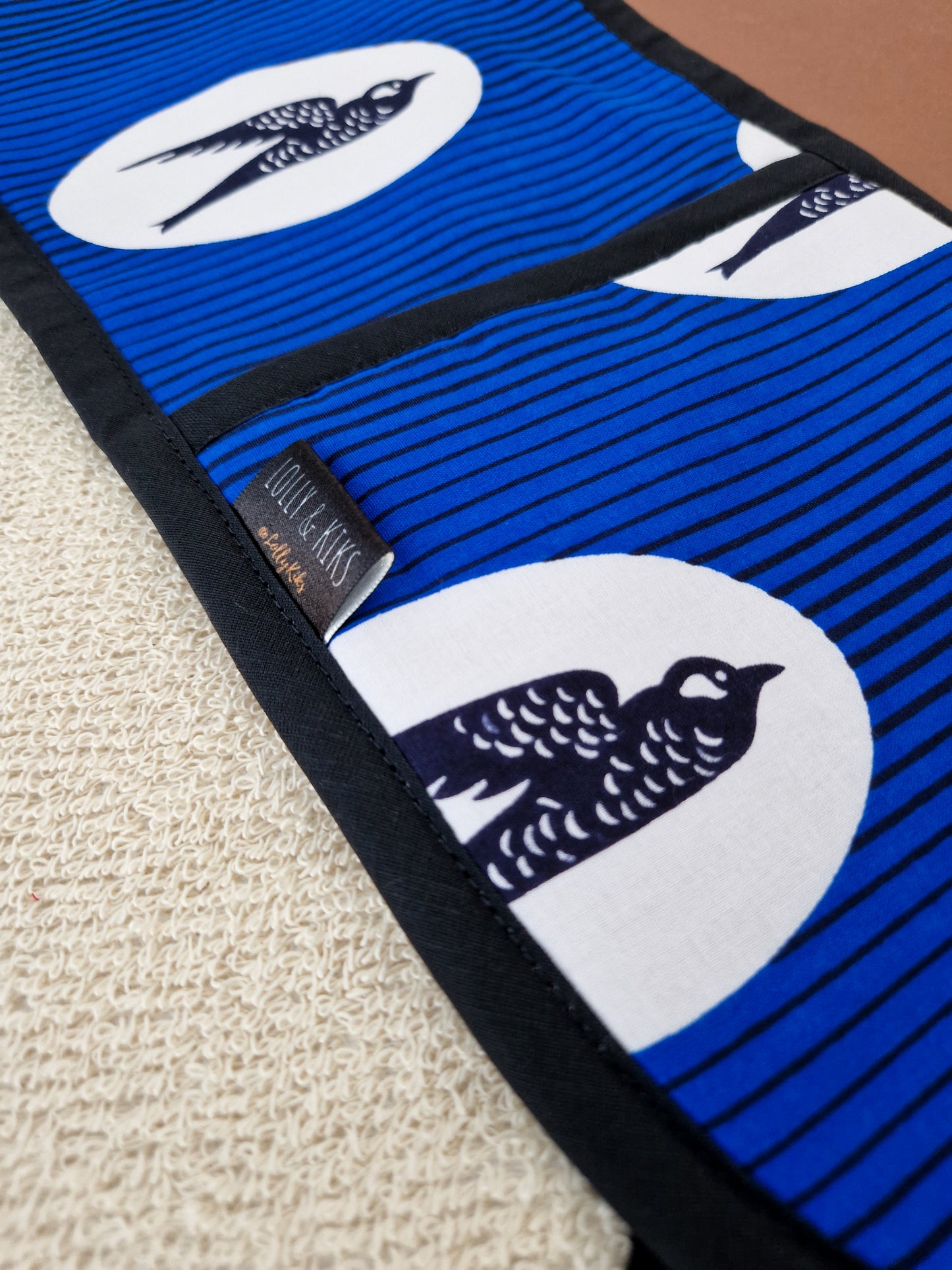 African Print Oven Gloves | Iyara Blue Print