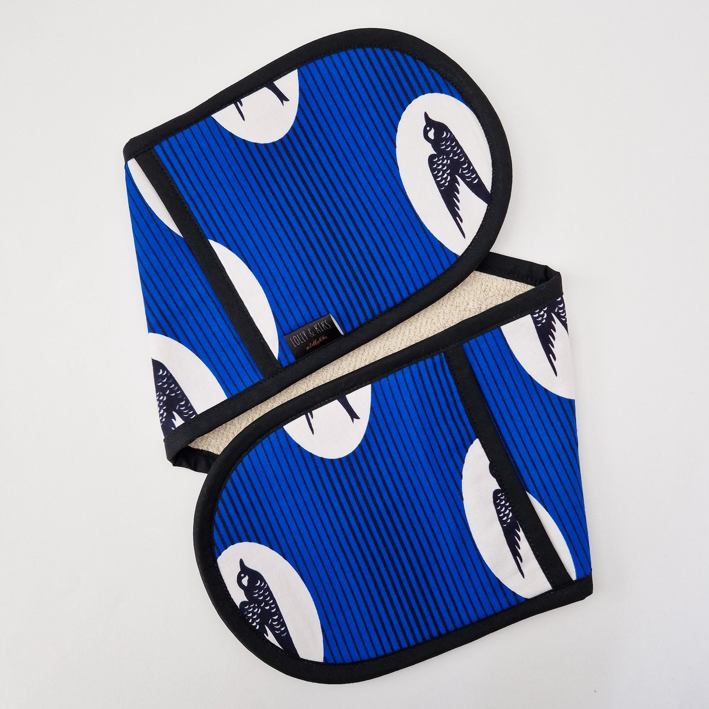 African Print Oven Gloves | Iyara Blue Print