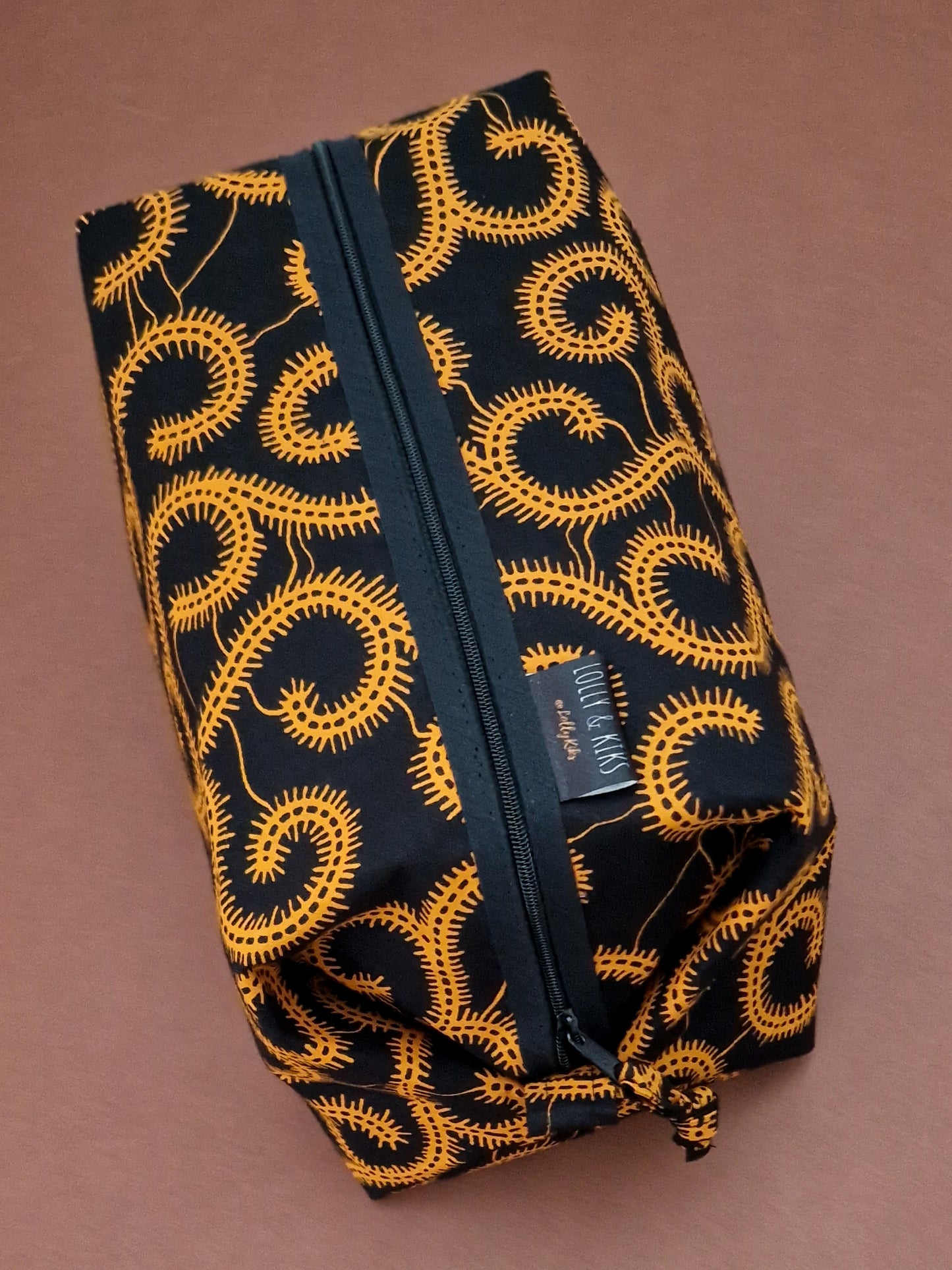 Large African Print Toiletry Wash Bag | Akin Print