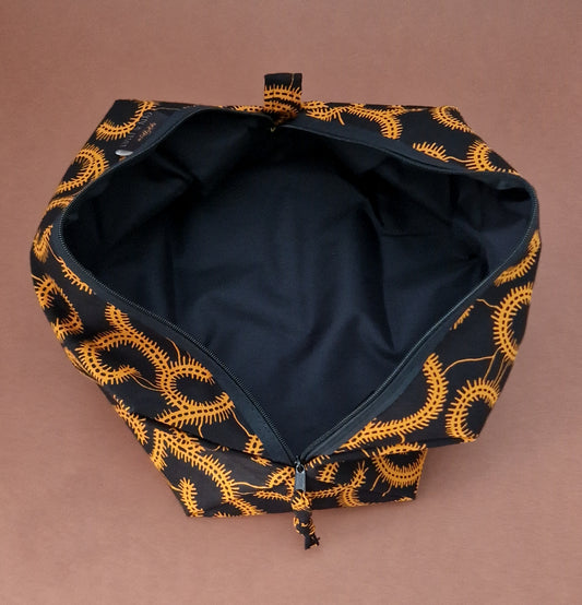 Large African Print Toiletry Wash Bag | Akin Print