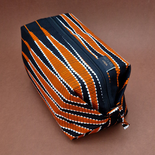 Large African Print Toiletry Wash Bag | Doyin Print