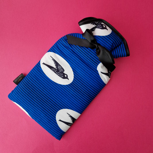 Hot Water Bottle & Cover | Iyara Blue Print