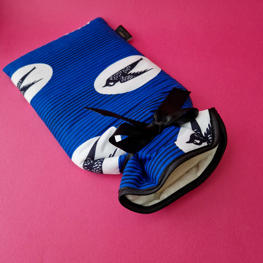 Hot Water Bottle & Cover | Iyara Blue Print