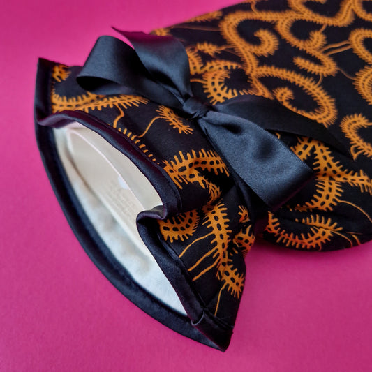 handmade simple kitenge print hot water bottle