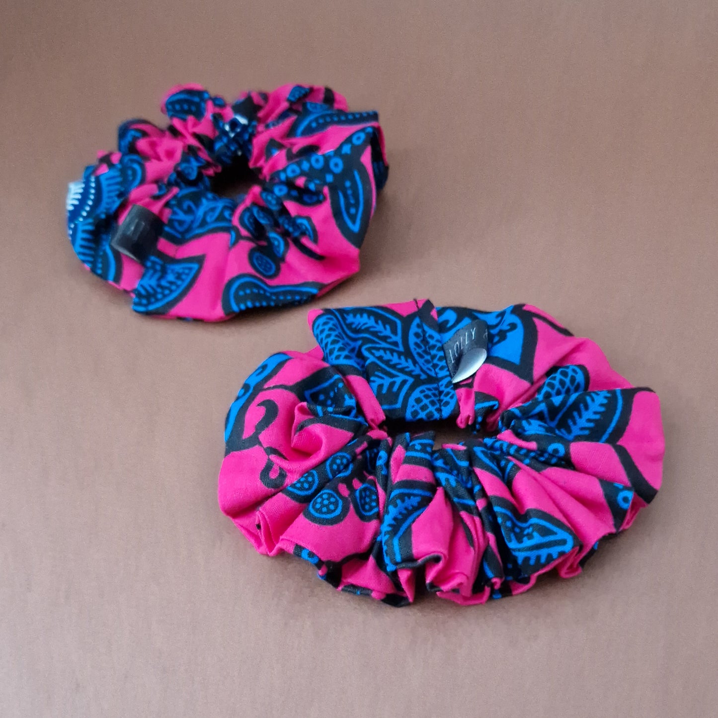 African Print Scrunchies | x2 Omolara Print