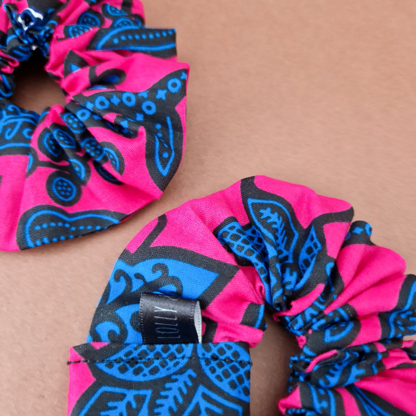 African Print Scrunchies | x2 Omolara Print