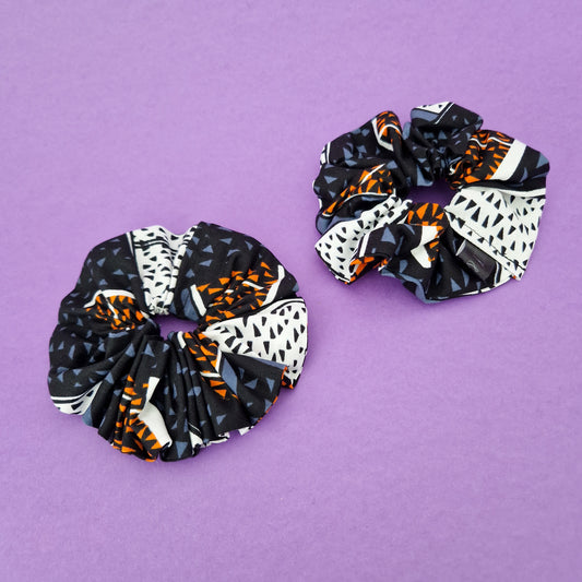African Print Scrunchies | x2 Deji Print
