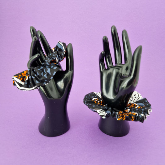 African Print Scrunchies | x2 Deji Print