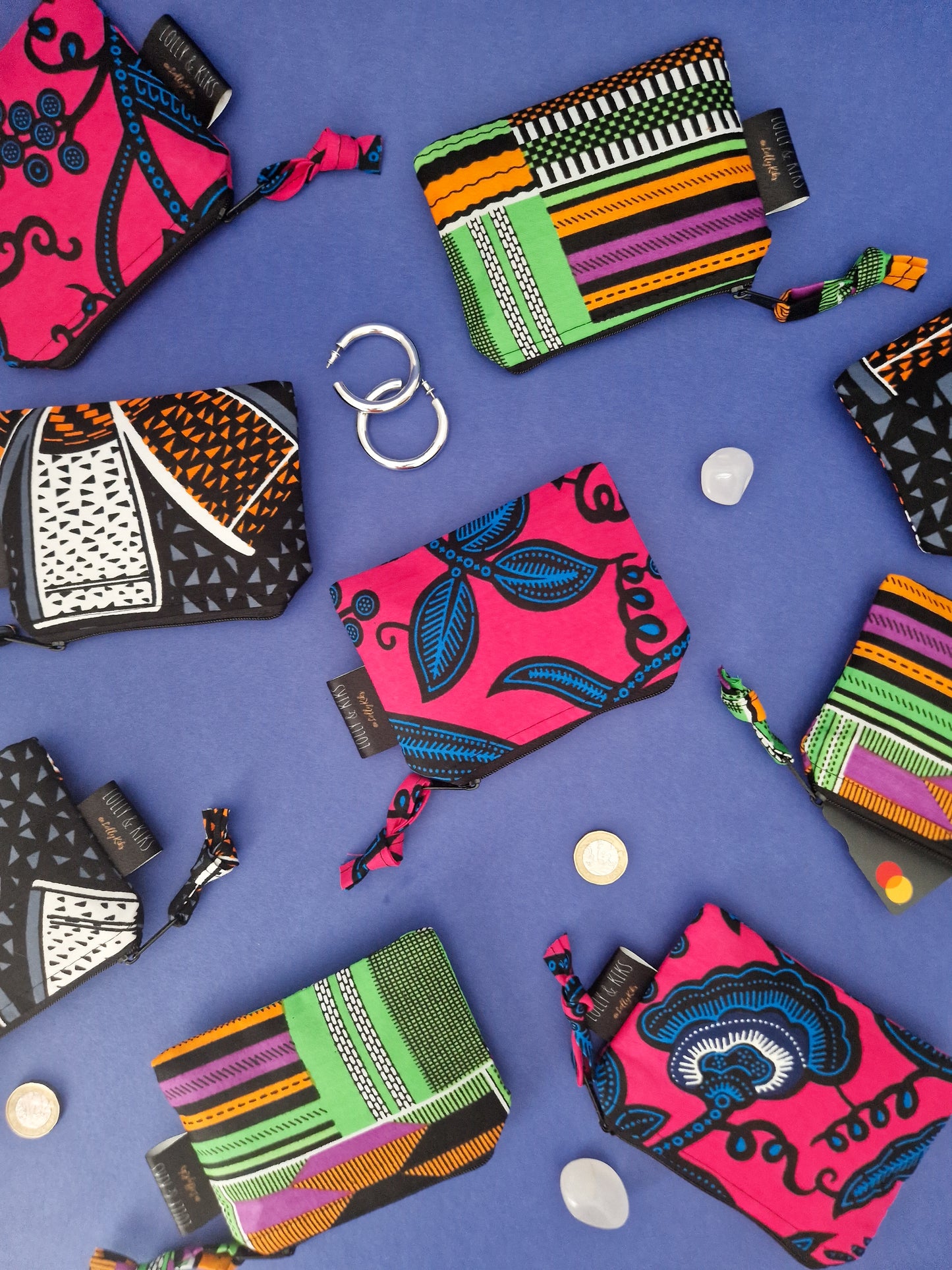 Mini Zip Pouch | Omolara Print