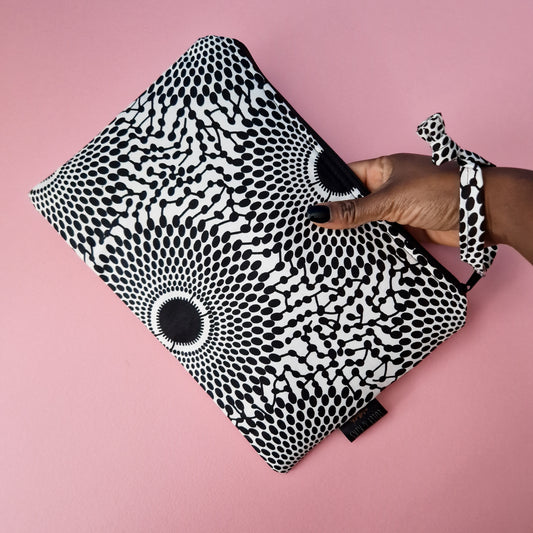 Large African Print Zip Pouch | Ayo Print