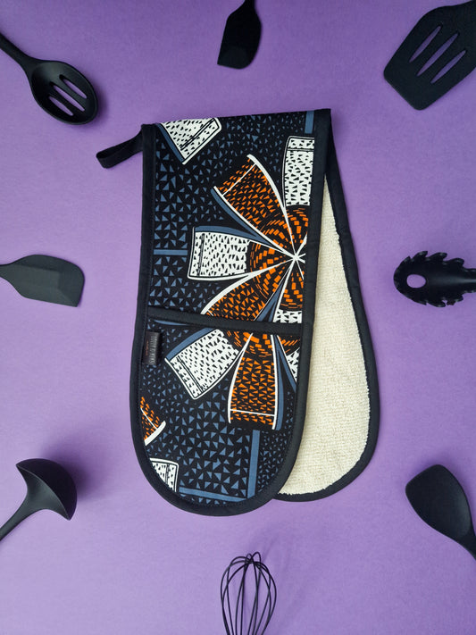 African Print Oven Gloves | Deji Print