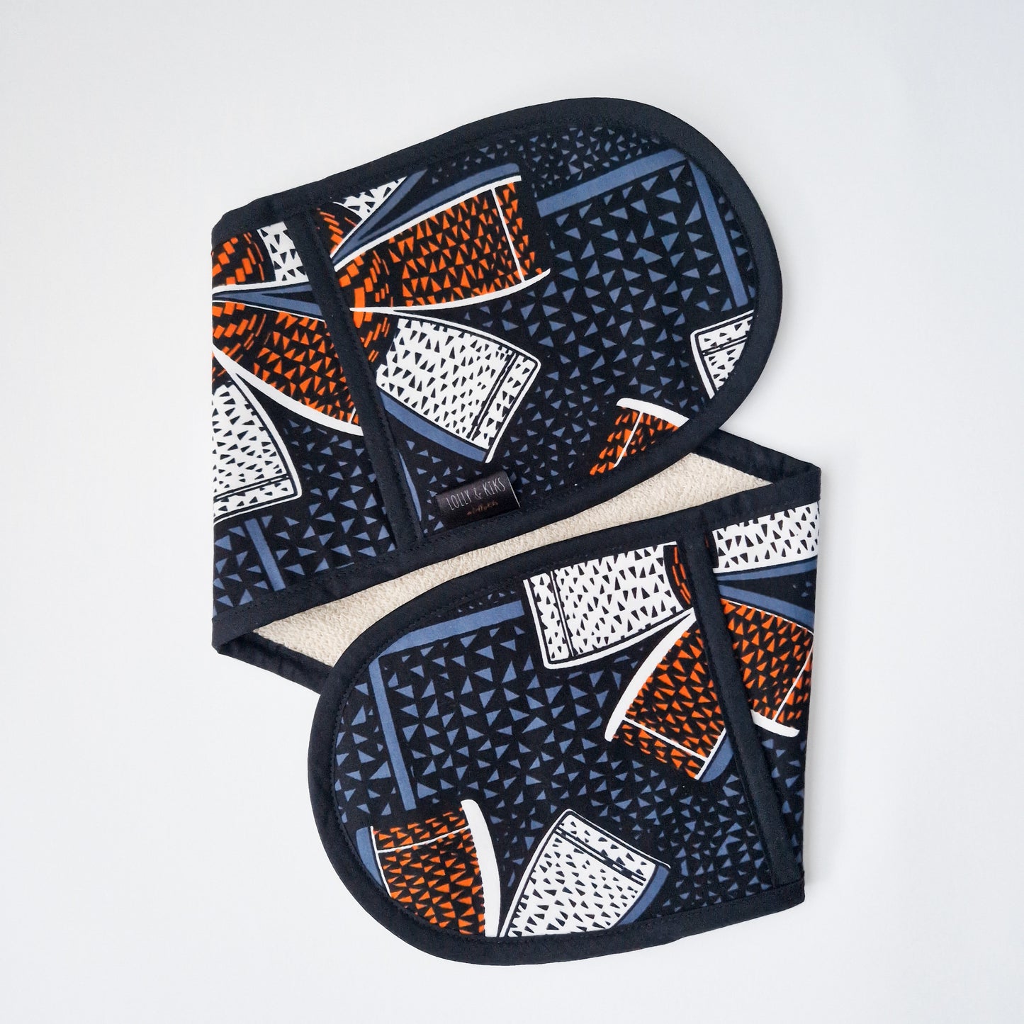 African Print Oven Gloves | Deji Print