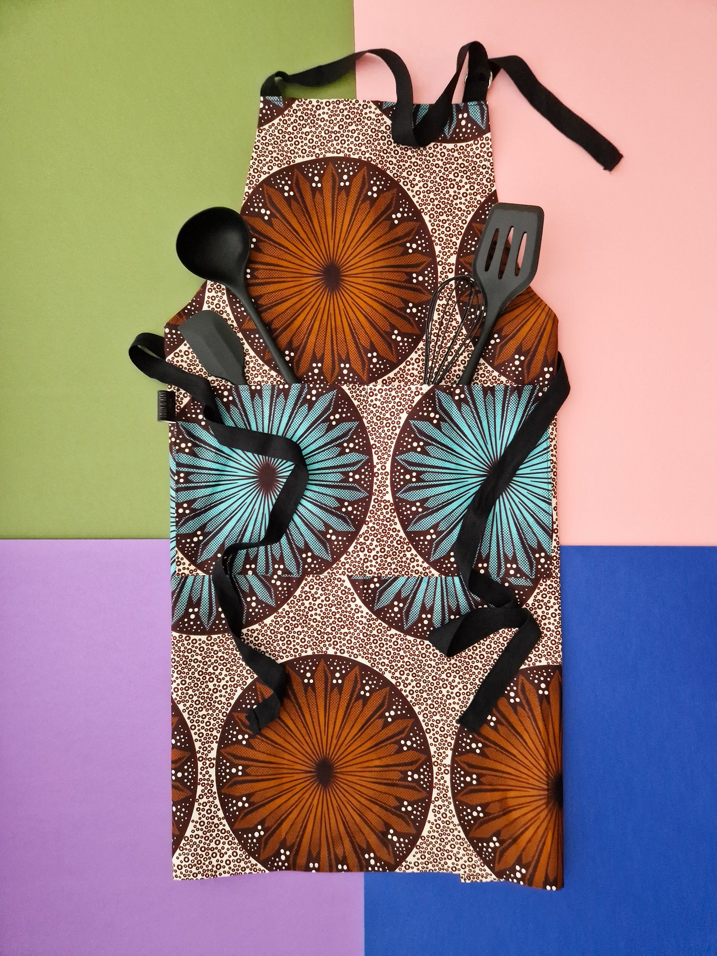 African Print Apron | Dele Print