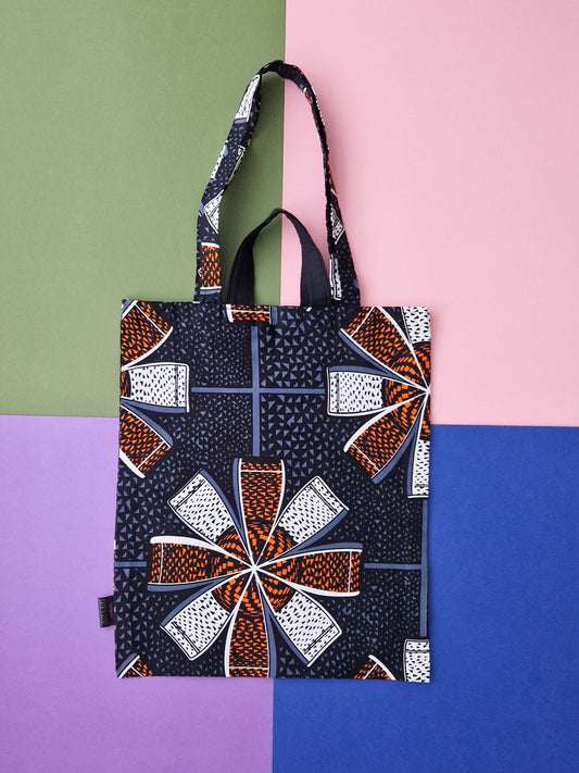 African Print Tote Bag | Deji Print