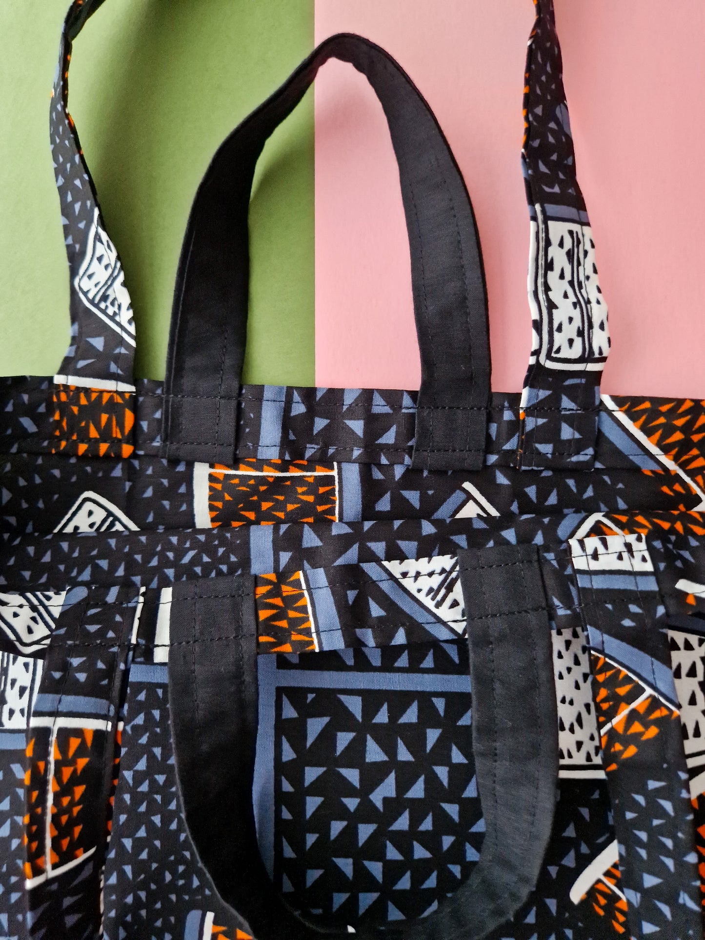 African Print Tote Bag | Deji Print