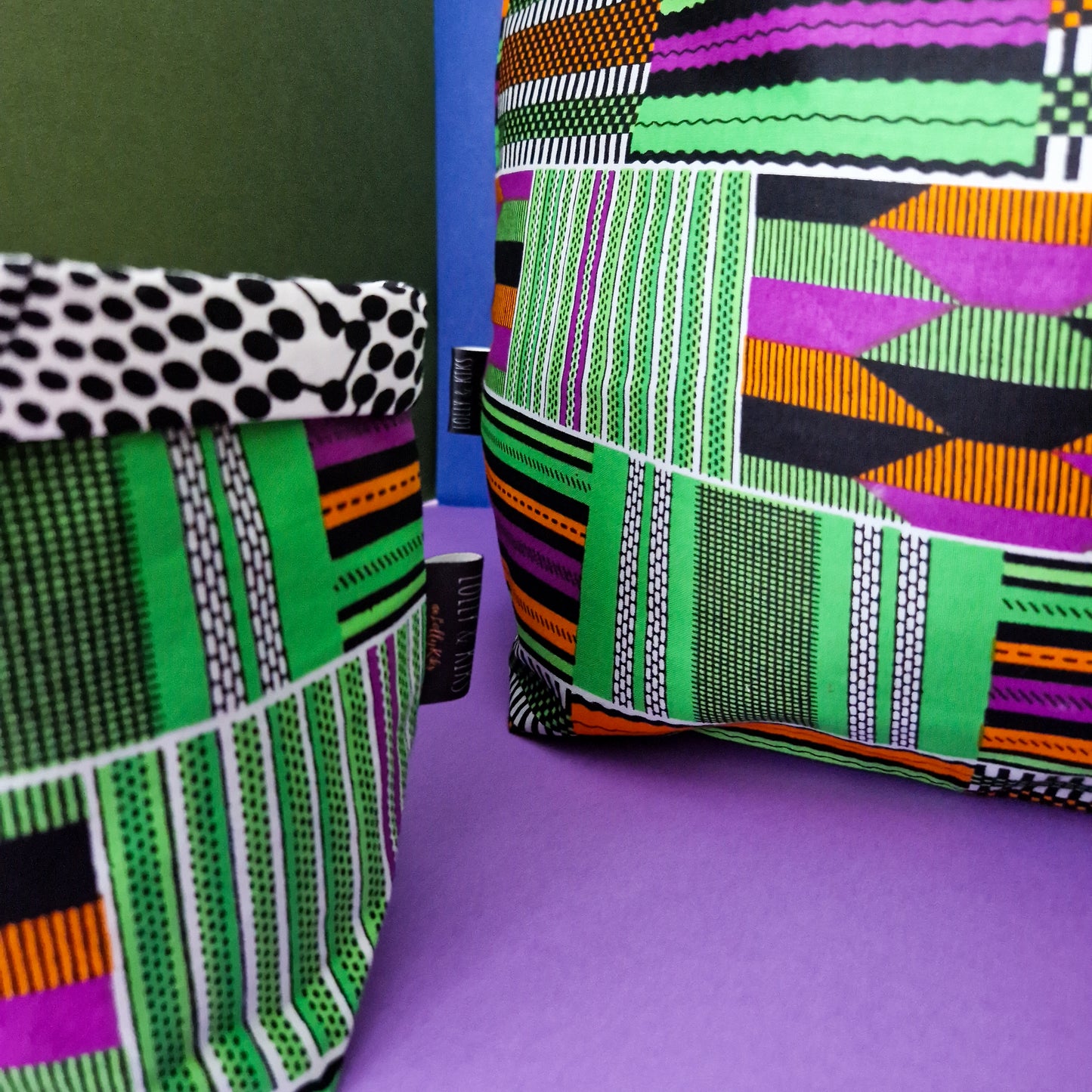 African Print Fabric Basket | Kofi Print