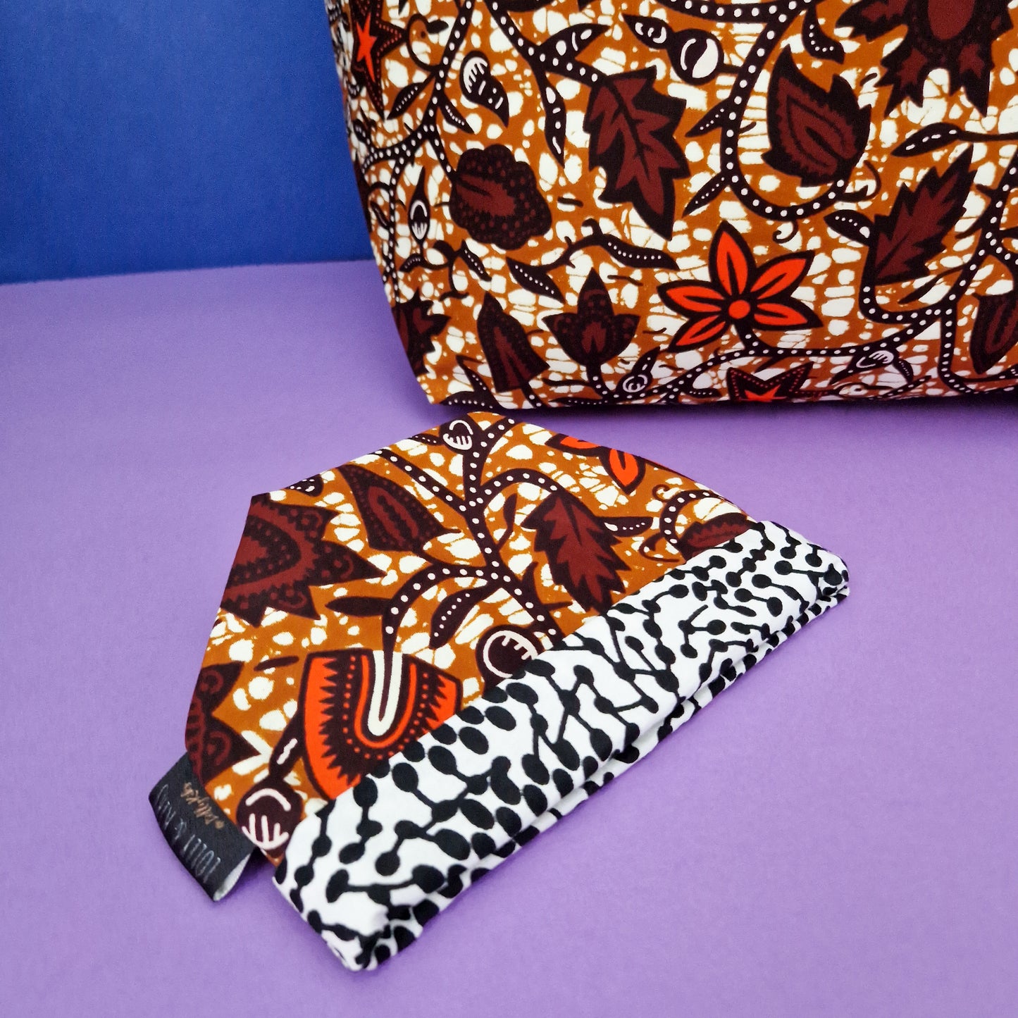 African Print Fabric Basket | Kwesi Print