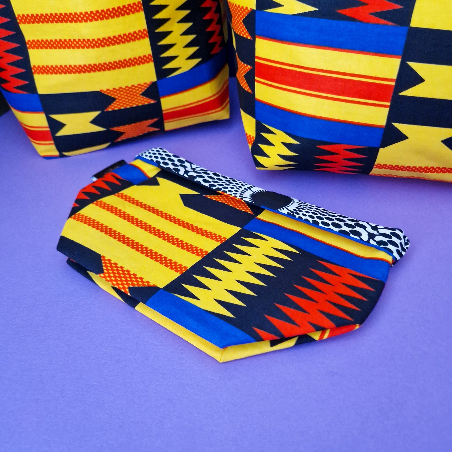 African Print Fabric Basket | Kojo Print
