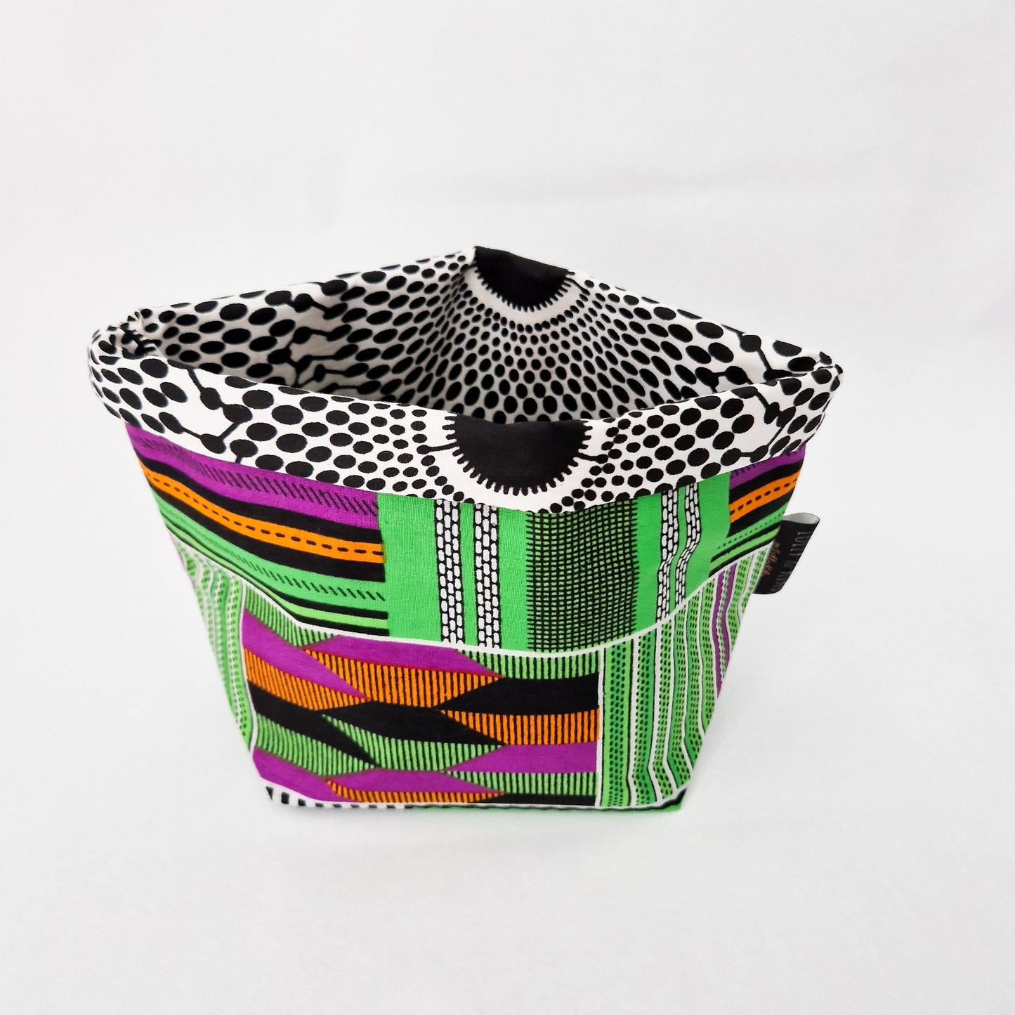 African Print Fabric Basket | Kofi Print
